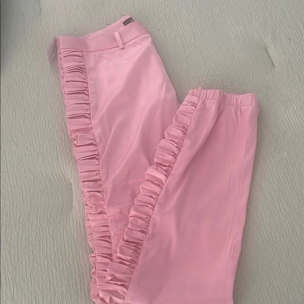 Pink Ruffled Kids Pants - Picture 4 of 4